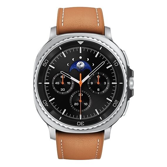 Galaxy Watch8 Classic | 46 мм | 4G LTE | Black | Hybrid/Camel | S/M/L, Размер: 46 мм, Цвет: Black, Тип ремешка: Hybrid, Цвет ремешка: Camel, Размер ремешка: S/M/L, Подключение часов: Bluetooth / Wi-Fi + 4G LTE, изображение 2